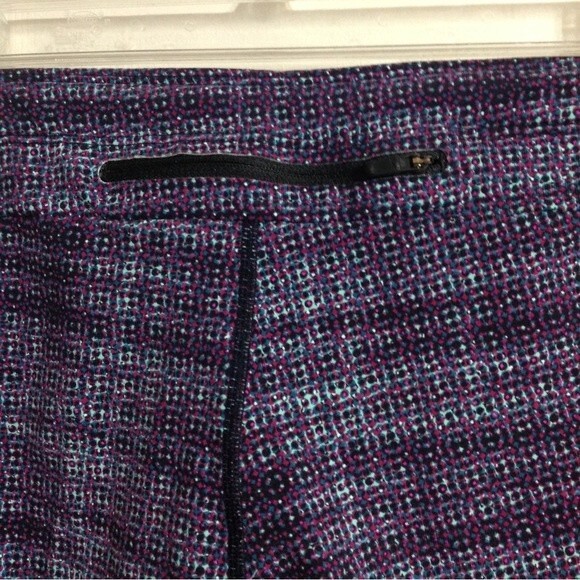 NIKE DRI-FIT Size Small Purple Gray Mint Cropped Workout Leggings Athletic Gym - Picture 5 of 9